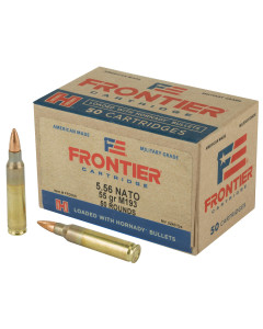 Frontier Cartridge Lake City, 556 NATO, 55 Grain, FM193, FMJ, 50 Round Box FR2005