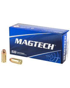 Magtech Sport Shooting, 380ACP, 95 Grain, Full Metal Case, 50 Round Box 380A