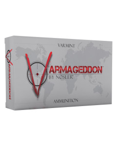 NOSLER Varmageddon, 223 Rem, 55 Grain, Flat Base Tipped 20 Round Box 65145