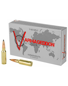 NOSLER Varmageddon, 6.5 Grendel, 90 Grain, Flat Base Tipped, 20 Round Box 65182
