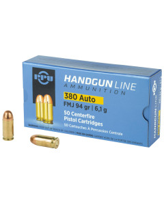 Prvi Partizan Pistol, 380 ACP, 94 Grain, Full Metal Jacket, 50 Round Box PPH380AF