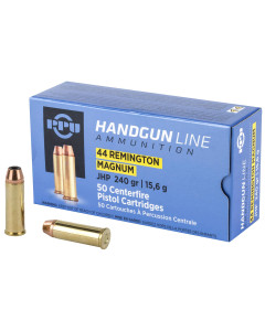 Prvi Partizan Pistol, 44 Mag, 240 Grain, Jacketed Hollow Point, 50 Round Box PPH44MH