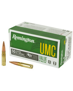 Remington UMC, 300 Blackout, 220 Grain, Open Tip Flat Base, 50 Round Box 24026