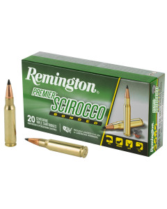 Remington Premier Scirocco Bonded, 308 Winchester, 165 Grain, Polymer Tip, 20 Round Box 29332