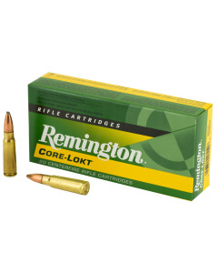 Remington Core Lokt, 762x39, 125 Grain, Pointed Soft Point, 20 Round Box 29125