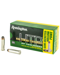 Remington High Terminal Performance, 357MAG, 158 Grain, Semi Jacketed Hollow Point, 50 Round Box 22219