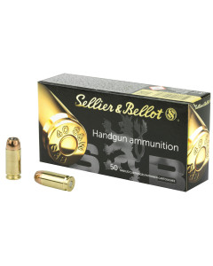 Sellier & Bellot Pistol, 40 S&W, 180 Grain, Jacketed Hollow Point, 50 Round Box SB40C