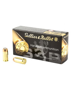 Sellier & Bellot Pistol, 45 ACP, 230 Grain, Jacketed Hollow Point, 50 Round Box SB45C