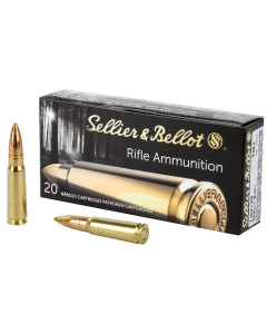 Sellier & Bellot Rifle, 762X39, 124 Grain, Full Metal Jacket, Non-Magnetic Projectile, 20 Round Box SB76239A