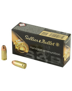 Sellier & Bellot Pistol, 9MM, 115 Grain, Jacketed Hollow Point, 50 Round Box SB9C