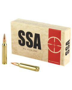 SSA by Nosler 556NATO, 77 Grain, Hollow Point, Boat Tail, 20 Round Box 75010