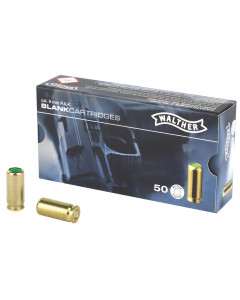 RWS/Umarex 9MM Blanks, For use with 9mm PAK self loading replica's only, 50 Round Box 2252753