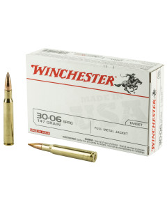 Winchester Ammunition USA, 30-06, 147 Grain, Full Metal Jacket, 20 Round Box USA3006