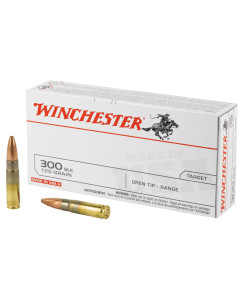 Winchester Ammunition USA, 300 Blackout, 125 Grain, Open Tip, 20 Round Box USA300BLK