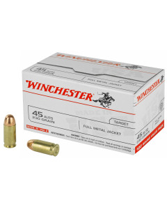 Winchester Ammunition USA, 45ACP, 230 Grain, Full Metal Jacket, 100 Round Box USA45AVP
