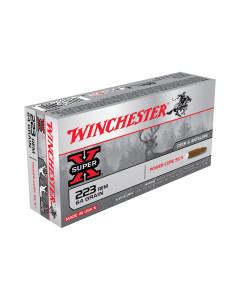 Winchester Ammunition Super-X, 223REM, 64 Grain, Power Core, 95/5 Copper Alloy Lead Free, 20 Round Box, California Certified Nonlead Ammunition X223LF