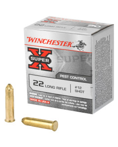 Winchester Ammunition Super-X, 22LR, #12 Shot, 50 Round Box X22LRS