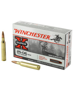 Winchester Ammunition Super-X, 25-06REM, 120 Grain, Positive Expanding Point, 20 Round Box X25062