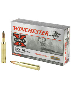 Winchester Ammunition Super-X, 30-06, 180 Grain, Power Point, 20 Round Box X30064