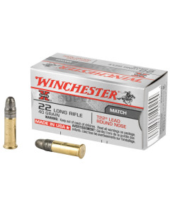 Winchester Ammunition Super-X, 22LR, 40 Grain, Lead Round Nose Target,, 50 Round Box XT22LR