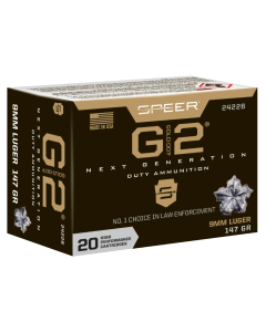 Speer Ammo Gold Dot 9mm 147gr 20rd Box