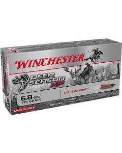 Winchester Ammo Deer Season Xp 6.8mm Rem SPC 115gr 20rd Box