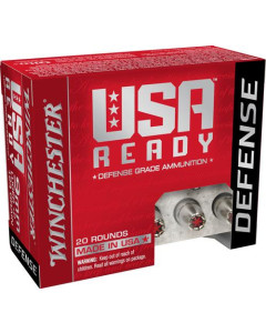 Winchester USA Ready 9mm +P 124gr JHP 20rd Box