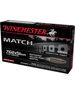 Winchester Match 7.62x51 175gr Sierra BTHP 20rd Box