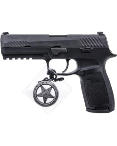 Sig P320 9mm 4.7" Texas Ranger - Night Sight 17 Shot Black Polymer