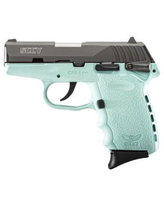 Sccy Cpx1 Pistol Dao 9mm - 10rd Black-sccy Blue Safety