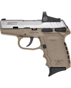 Sccy Cpx1 W-red Dot Dao 9mm - 10rd Ss-fde W-safety
