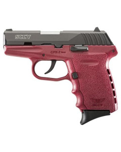 Sccy Cpx2 Pistol Dao 9mm - 10rd Black-crimson W-o Safety