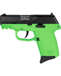 SCCY Cpx2-CB Pistol Gen 3 9mm - 10rd Black-lime W-O Safety