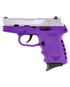 Sccy Cpx2 Pistol Dao 9mm - 10rd SS-purple W-o Safety