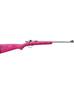 Crickett Rifle G2 .22lr - S-S Pink-black Laminate
