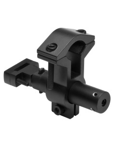Red Laser Sight With Universal Barrel & Trigger Guard Mount Combo Set/Black
