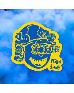 To The Grave Slava Ukraine Sticker