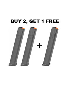Amend2 9mm Magazine - Black 34rd Fits Glock Double Stack Buy 2 Get 1 Free