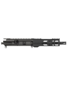 CBC AR15 Upper Assembly - Black | 5.56 NATO | 7.5" Barrel | 7" Keymod Handguard/Rail|Less BCG & Charging Handle