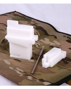 AR-15 Armorer Block, full kit, with hammer block and roll pin punch