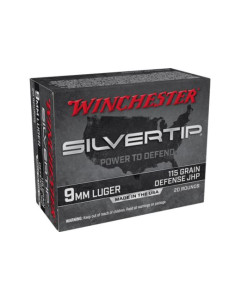 Winchester Super-X 9mm Luger 115gr Silvertip HP 20Rd Box