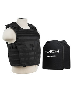 NCStar Expert Carrier w/10X12 PE Hard Plates/ Black