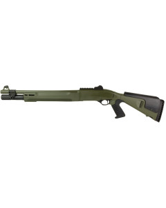 Beretta 1301 Tac Model 2 Semi-Auto 12 Gauge 3", 18.5" Optima Bore HP, Pistol Grip, Improved Cylinder, Ghost Ring Sight, 7rds - OD Green