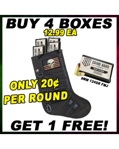 Grind Hard Brass 9mm 124gr FMJ