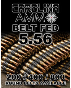 Carolina Ammo 5.56 NATO 55gr Belted M193 FMJ - Made in America