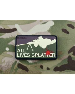 ALL LIVES SPLATTER 3D PVC MORALE PATCH - MULTICAM