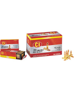 Cascade Ammo .22lr 40gr High Velocity Copper-plated Round Nose
