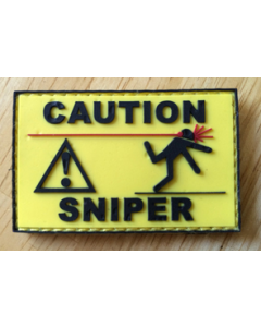 Caution Sniper PVC Patch