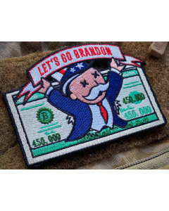 Dangerous Goods Rich Uncle Sam's "Let's Go Brandon" $450,000 Bill Patch