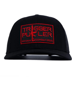 Combat Iron Apparel Trigger Puller Red Patch Mid-Profile Mesh SnapBack Hat